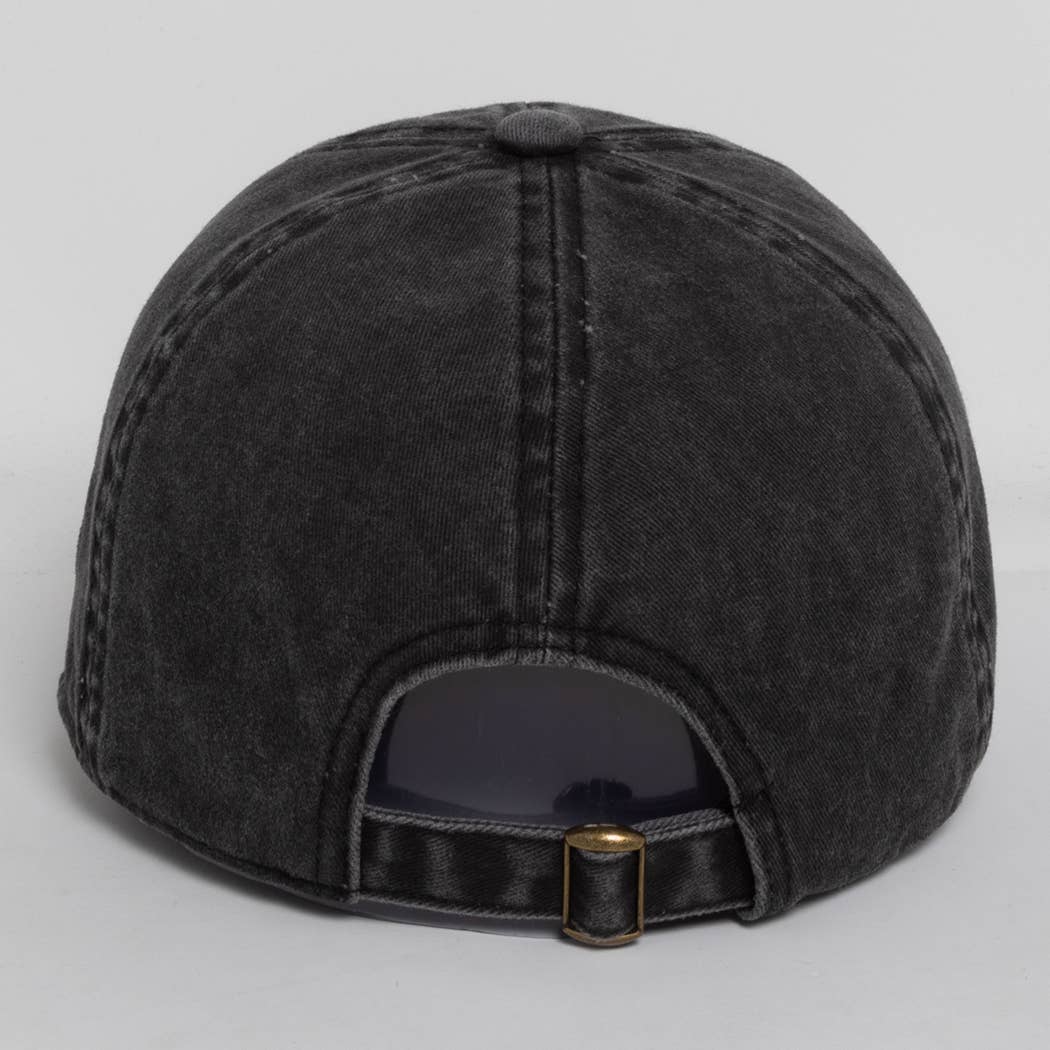 Fashion City - 3D BLESSED Embroidered Patch Cotton Baseball Cap: SAGE / One Size