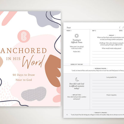 Spiral Bible - Anchored In His Word: A 90 Day Devotional