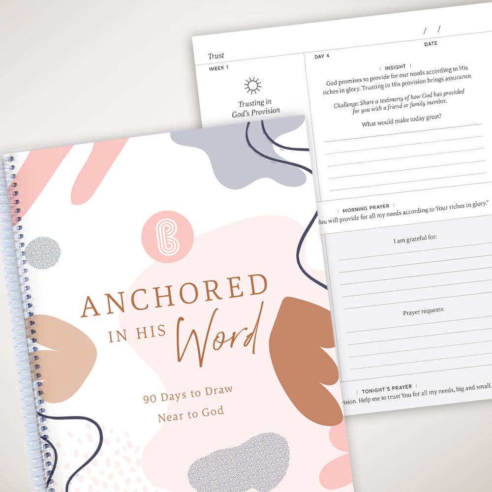 Spiral Bible - Anchored In His Word: A 90 Day Devotional