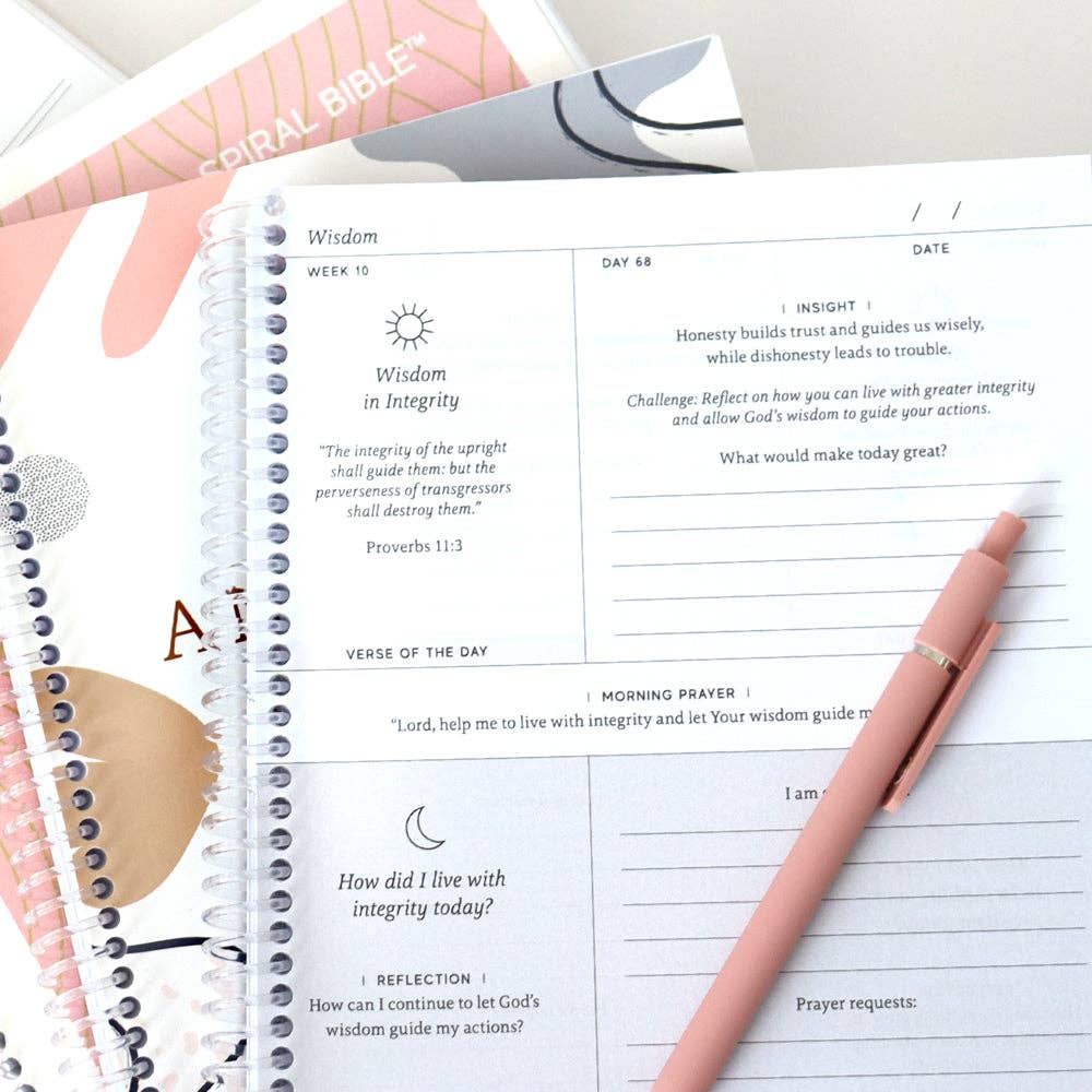 Spiral Bible - Anchored In His Word: A 90 Day Devotional