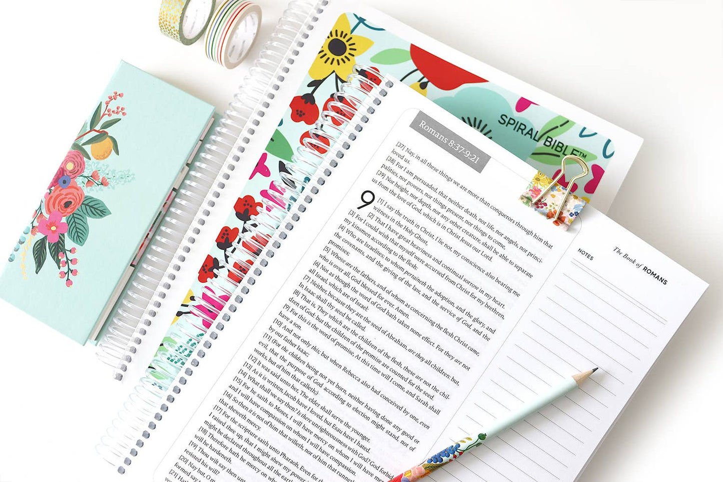 Spiral Bible - Spiral Bible™ - KJV New Testament - Field of Flowers