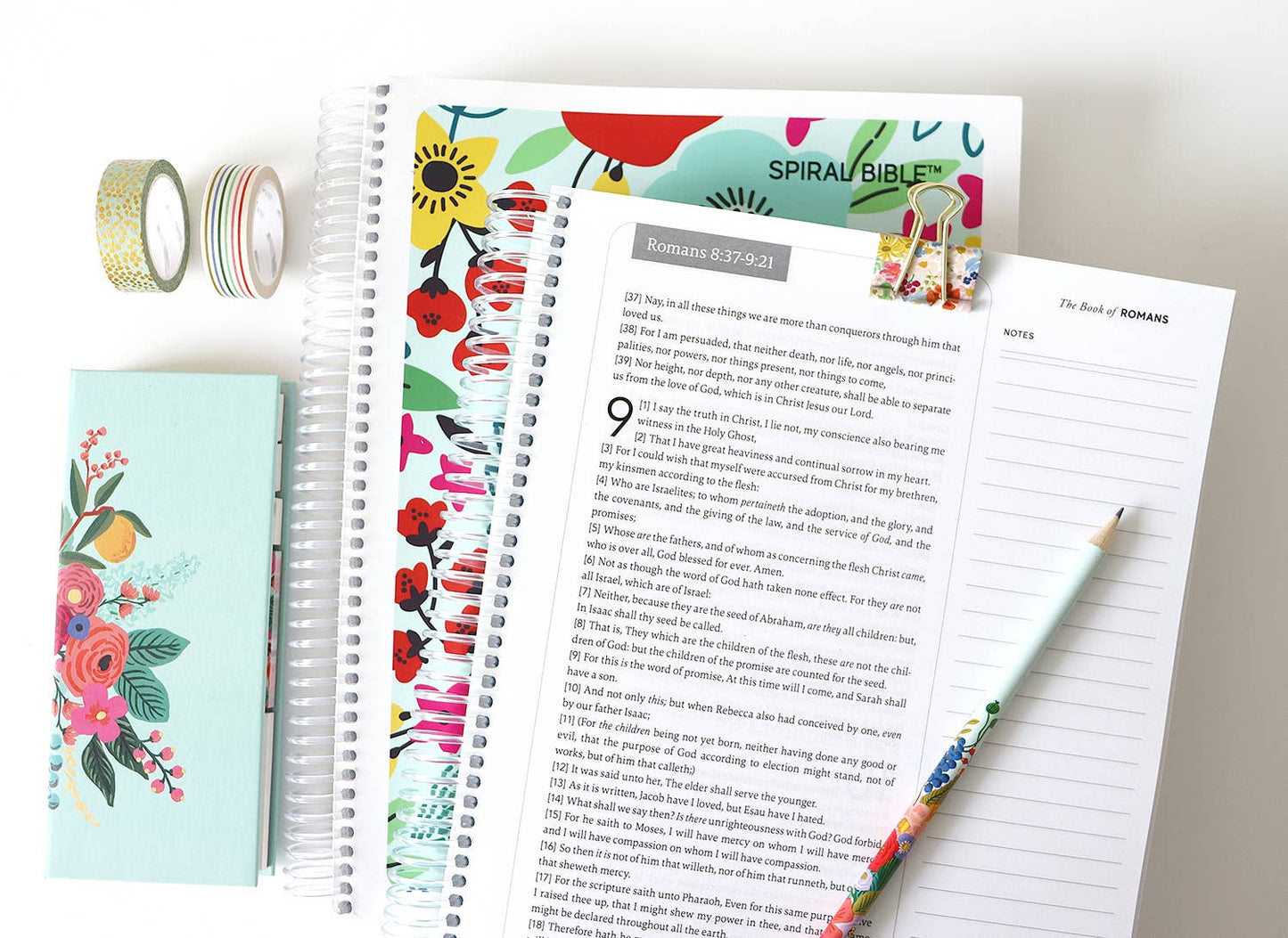 Spiral Bible - Spiral Bible™ - KJV New Testament - Field of Flowers