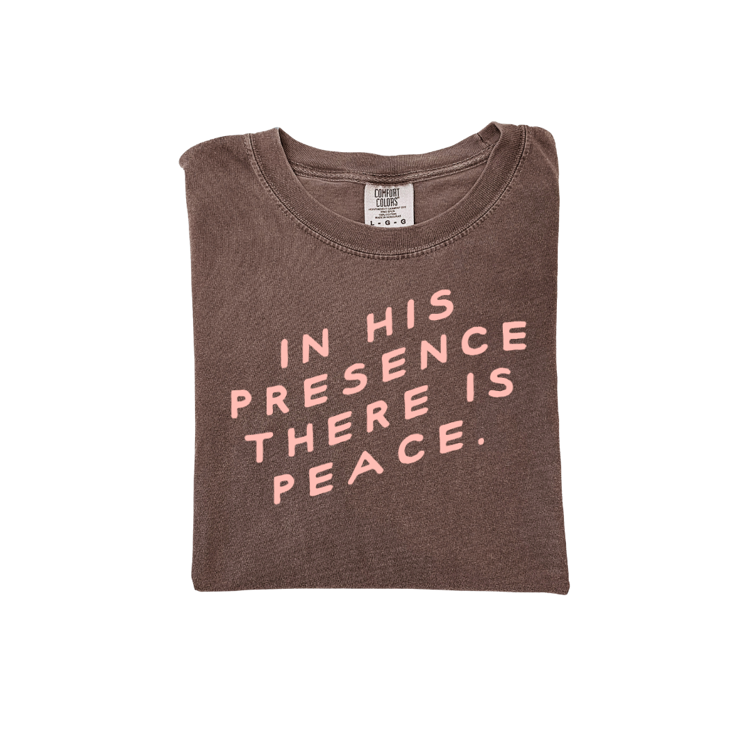 SBG Co. - In His Presence, There Is Peace Tee 🌿: Forest Green / Small