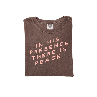 SBG Co. - In His Presence, There Is Peace Tee 🌿: Forest Green / Small