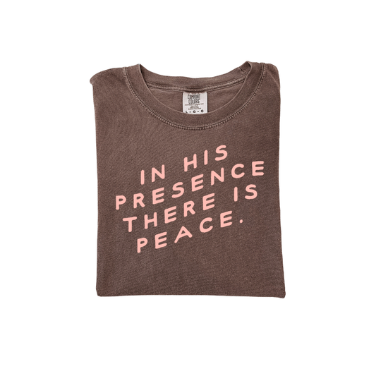 SBG Co. - In His Presence, There Is Peace Tee 🌿: Forest Green / Small