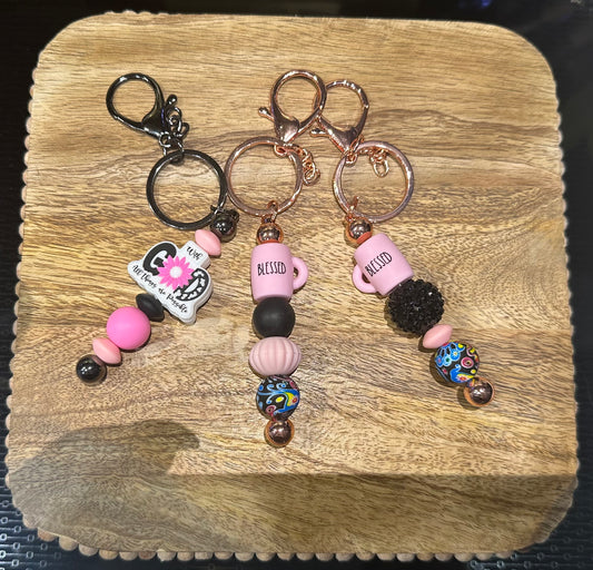 Blessed Silicone Key Chains