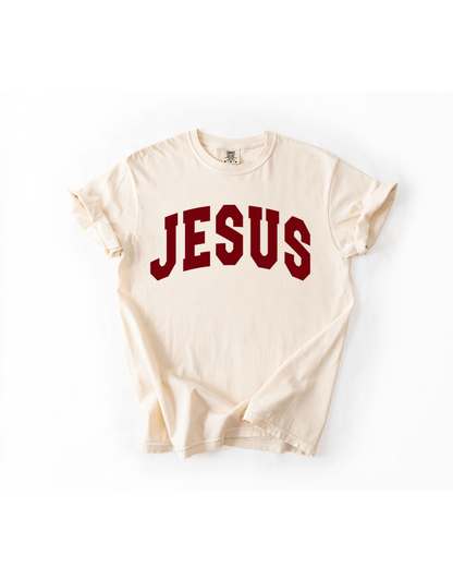 SBG Co. - Jesus Varsity Tee - Adult: White / Small