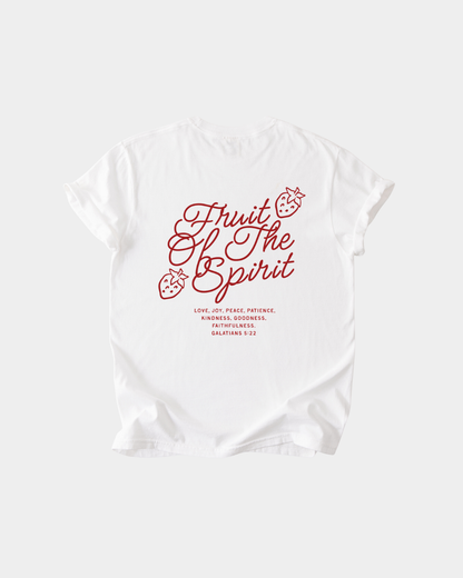 SBG Co. - Fruit of the Spirit 🍓 Adult Tee: Cream