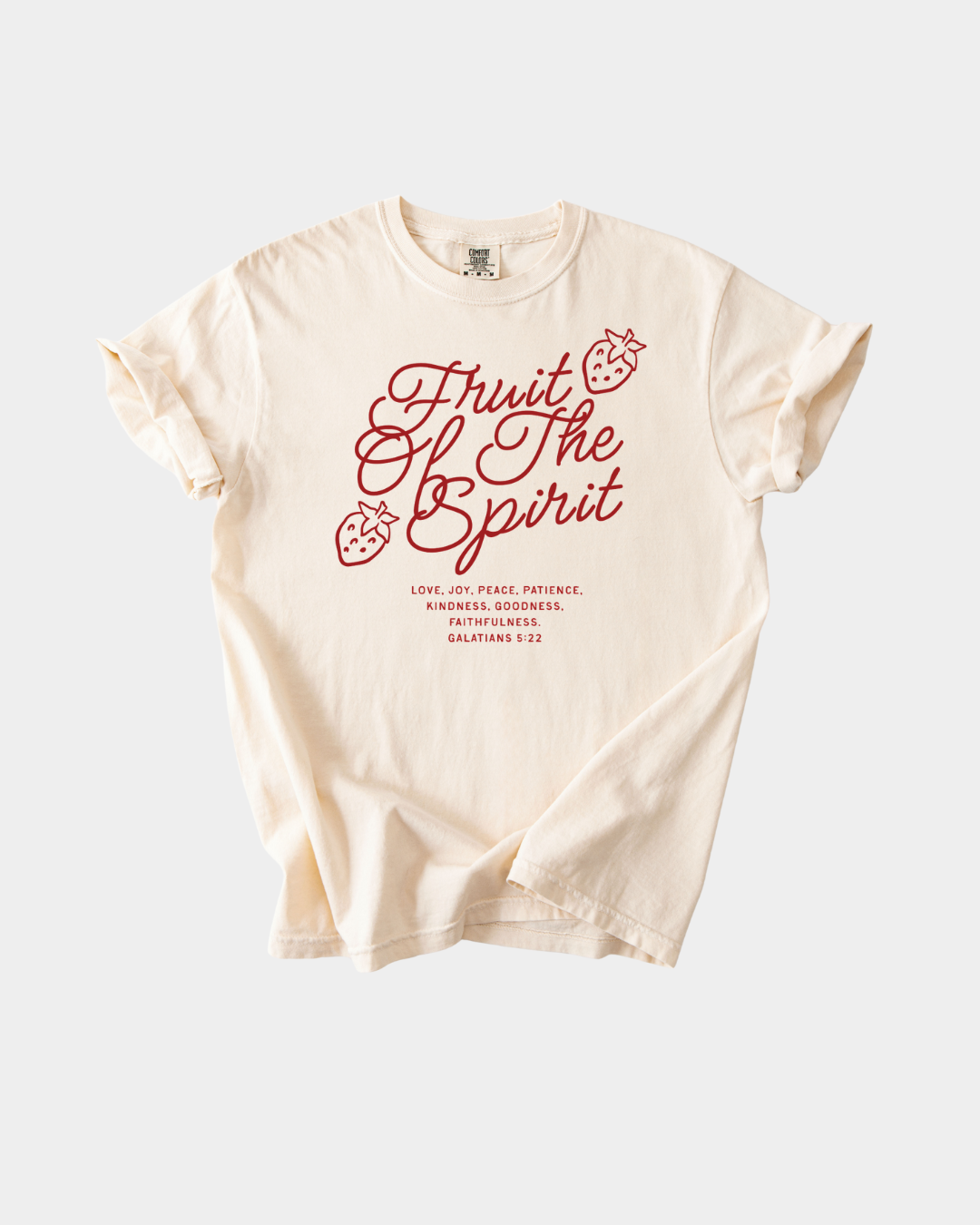 SBG Co. - Fruit of the Spirit 🍓 Adult Tee: Cream