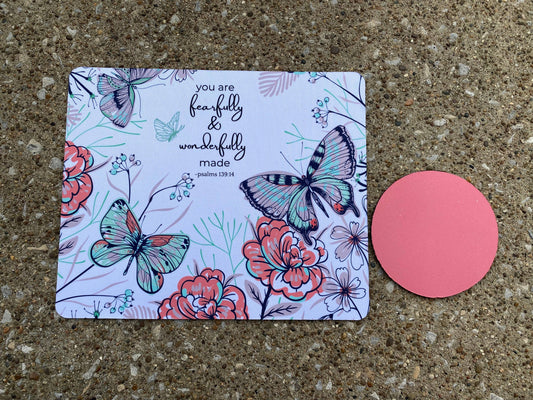 Fearfully & Wonderfully Made Mouse Pad & Coaster Set