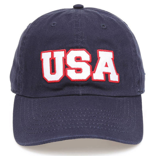 USA Patched Cotton Baseball Cap