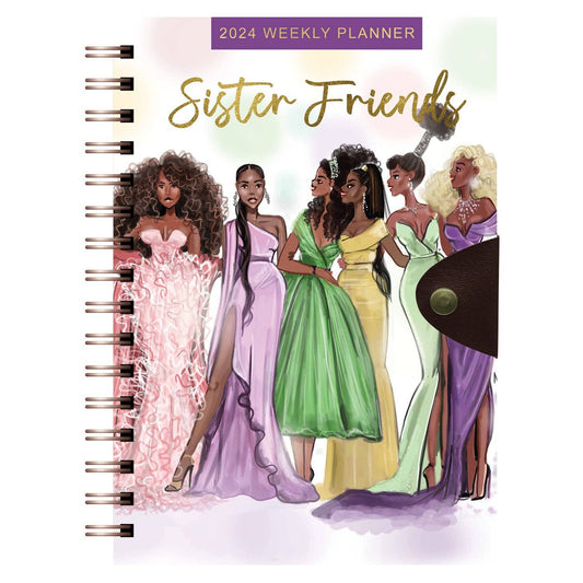 African American Expressions - 2024 Sister Friends Weekly Planner