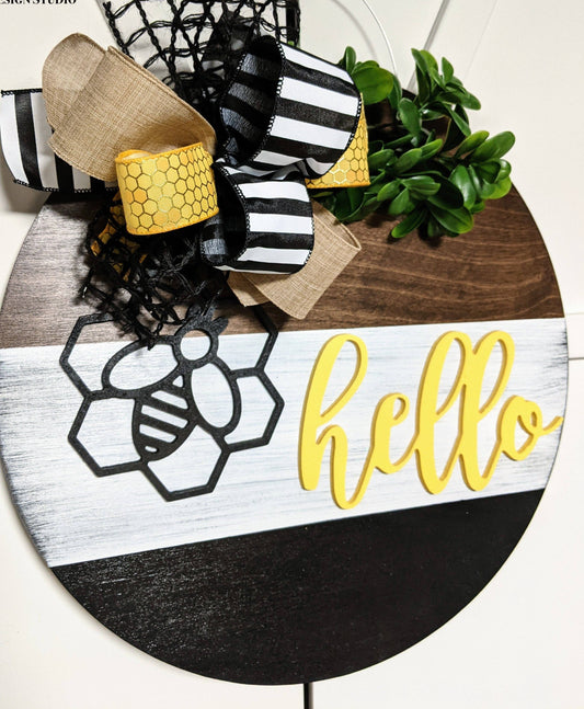 - Hello Bee Door Hanger