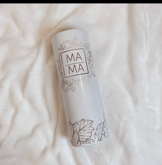 Floral MAMA 20oz Skinny Tumbler